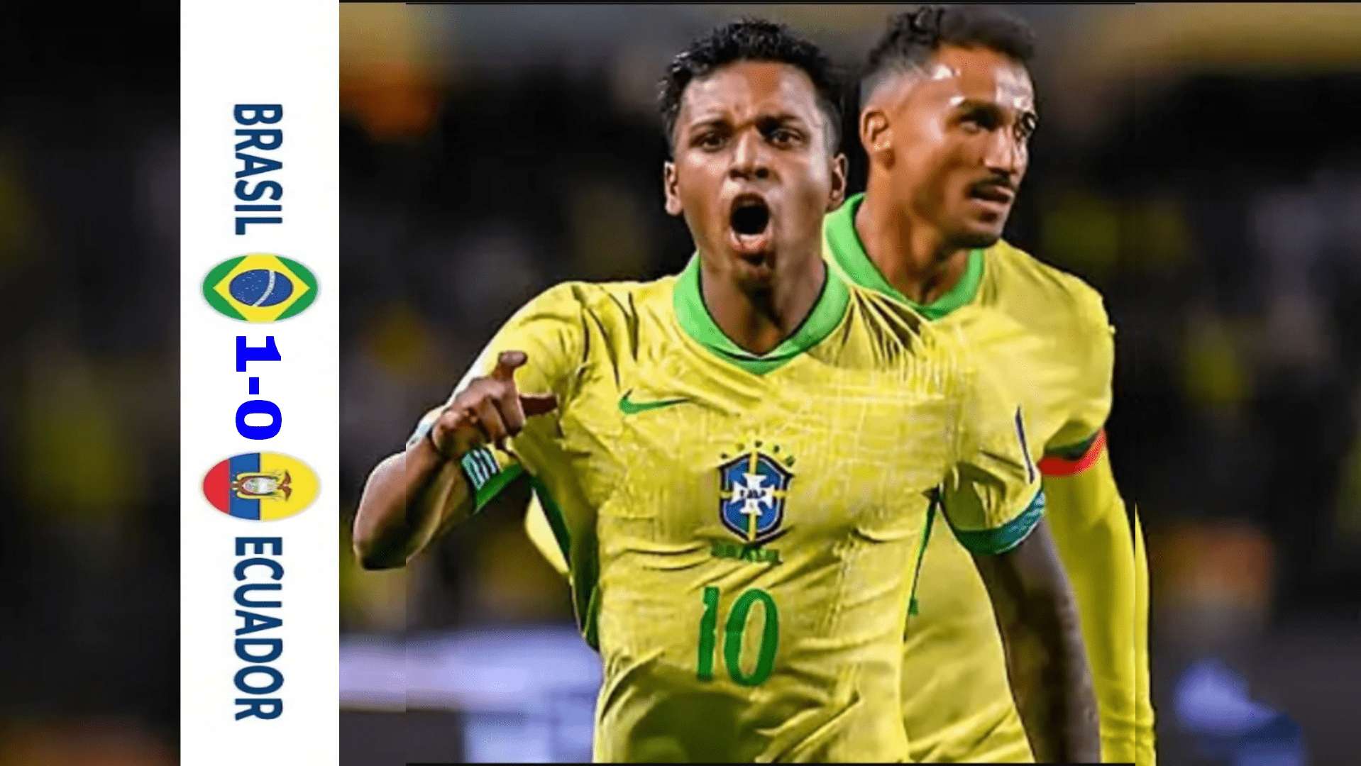 Brazil beat Ecuador with 1-0